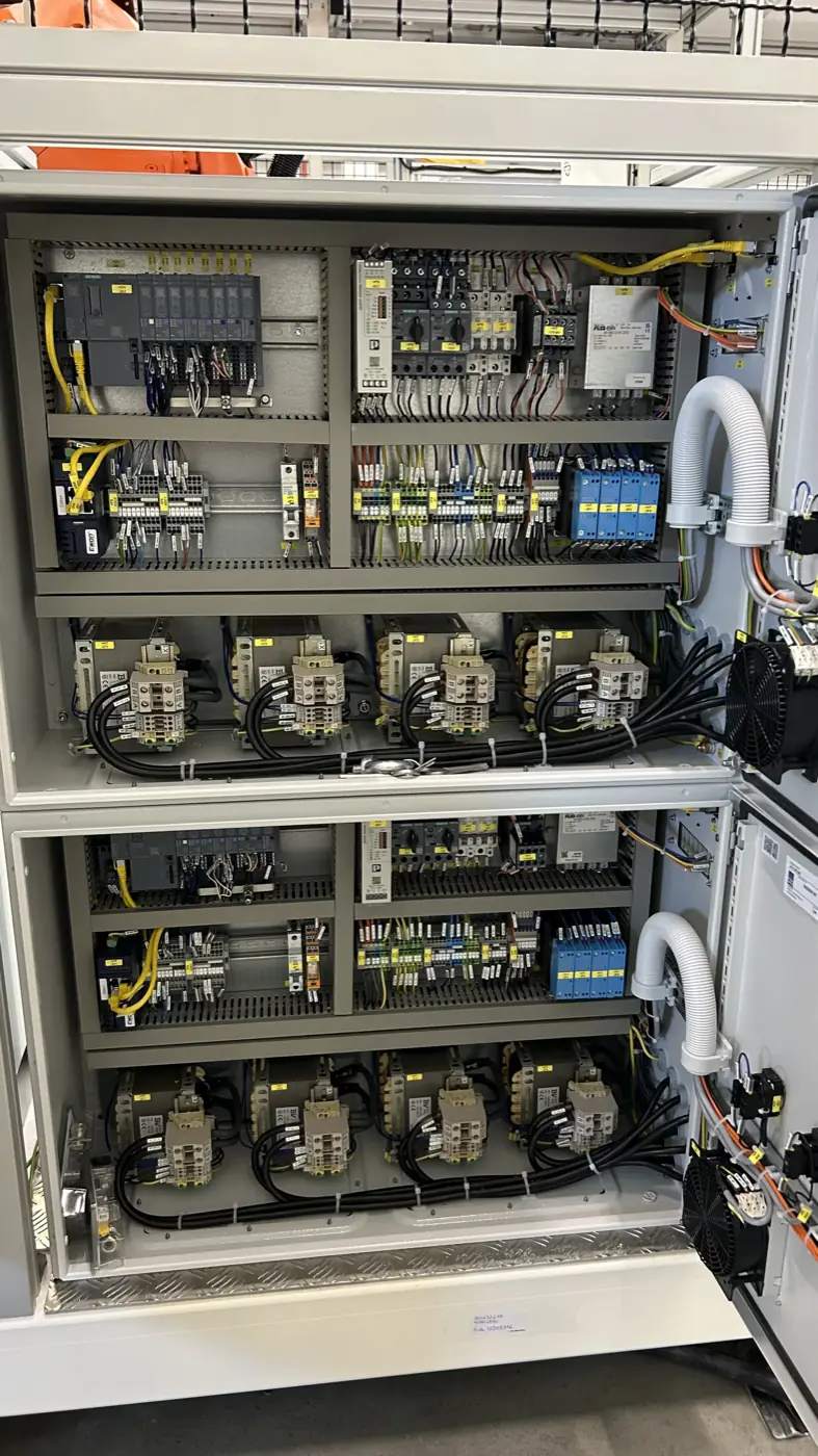 Siemens PLC cabinet detail